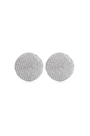 Crystal embellished stud earrings