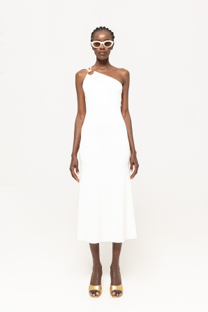 Open-back midi dress