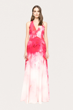 Backless maxi dress