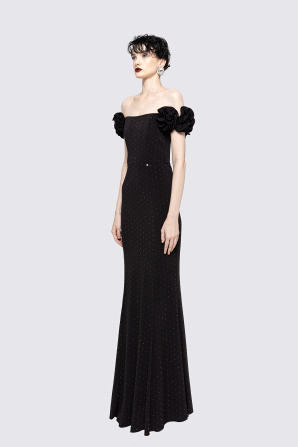 Embellished maxi dress