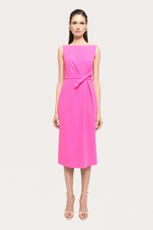 Rhinestone-embellished midi dress
