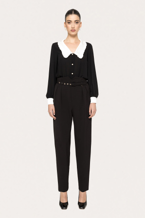 Pearl-detail shirt