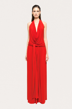 Backless maxi dress