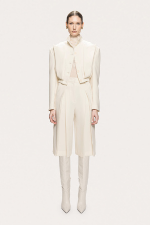 Tailored cropped jacket
