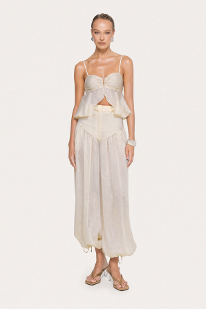 Lyocell balloon fit pants