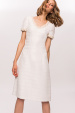 Pearl applications A-line dress