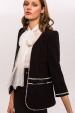 Office blazer with pearl details
