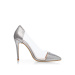 Stiletto cu insertie transparenta