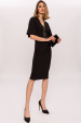 Rochie creion cu cristale aplicate