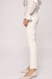 Metallic applique pants