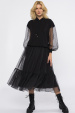 Fusta din organza cu buline