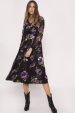 Floral print viscose dress