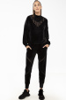 Velvet jogger pants