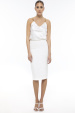 High-rise pencil skirt