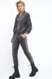 Velvet jogger pants