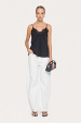 Lace-trimmed top