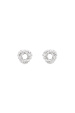 Crystal-embellished drop earrings