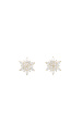 Star-shaped crystal-embellished earrings