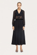 Pearl-detail chiffon shirt