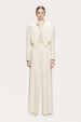 High-waist wide-leg trousers