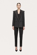 Pinstripe tailored pants
