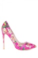 Natural leather stilettos