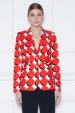 Sacou cu print geometric