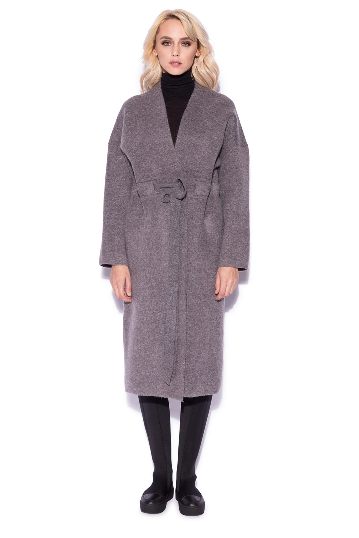 Cardigan cu cordon in talie | EXCRD17009 | NISSA