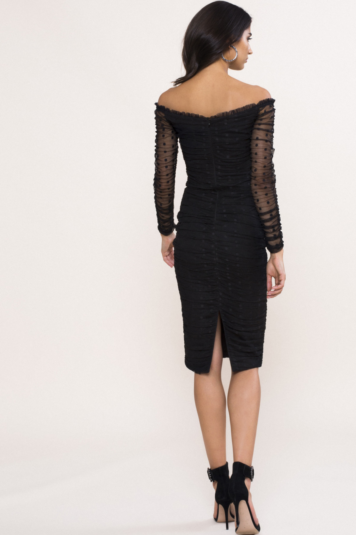 Polka-dots tulle dress | RS11763 | NISSA