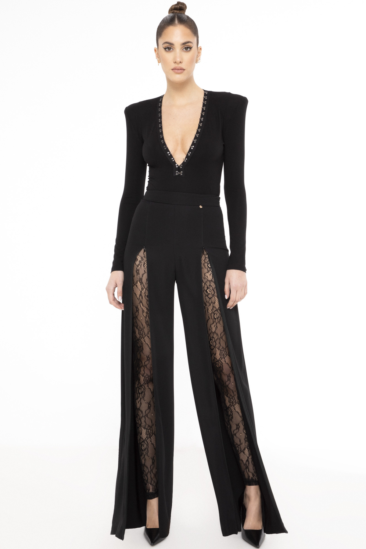 Shoulder-pads bodysuit | BODY13298 | NISSA