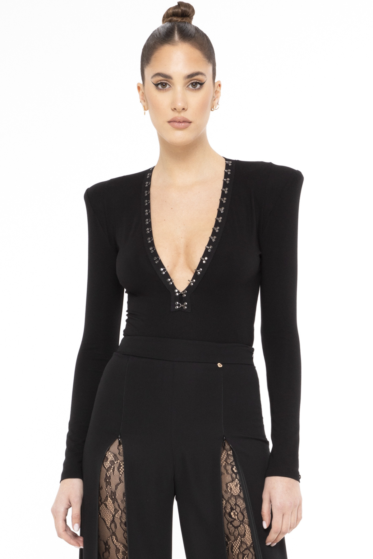 Shoulder-pads bodysuit | BODY13298 | NISSA