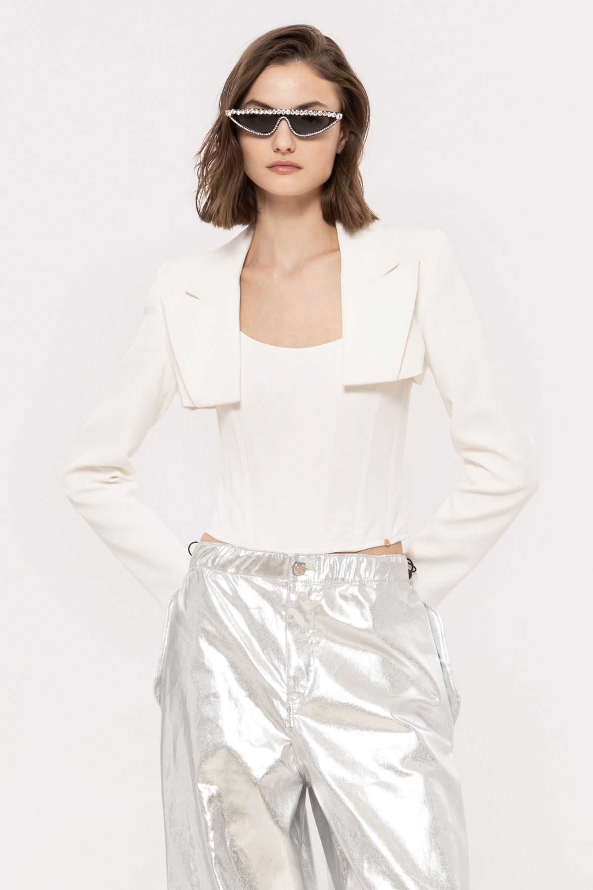 Cropped blazer | S14140 | NISSA