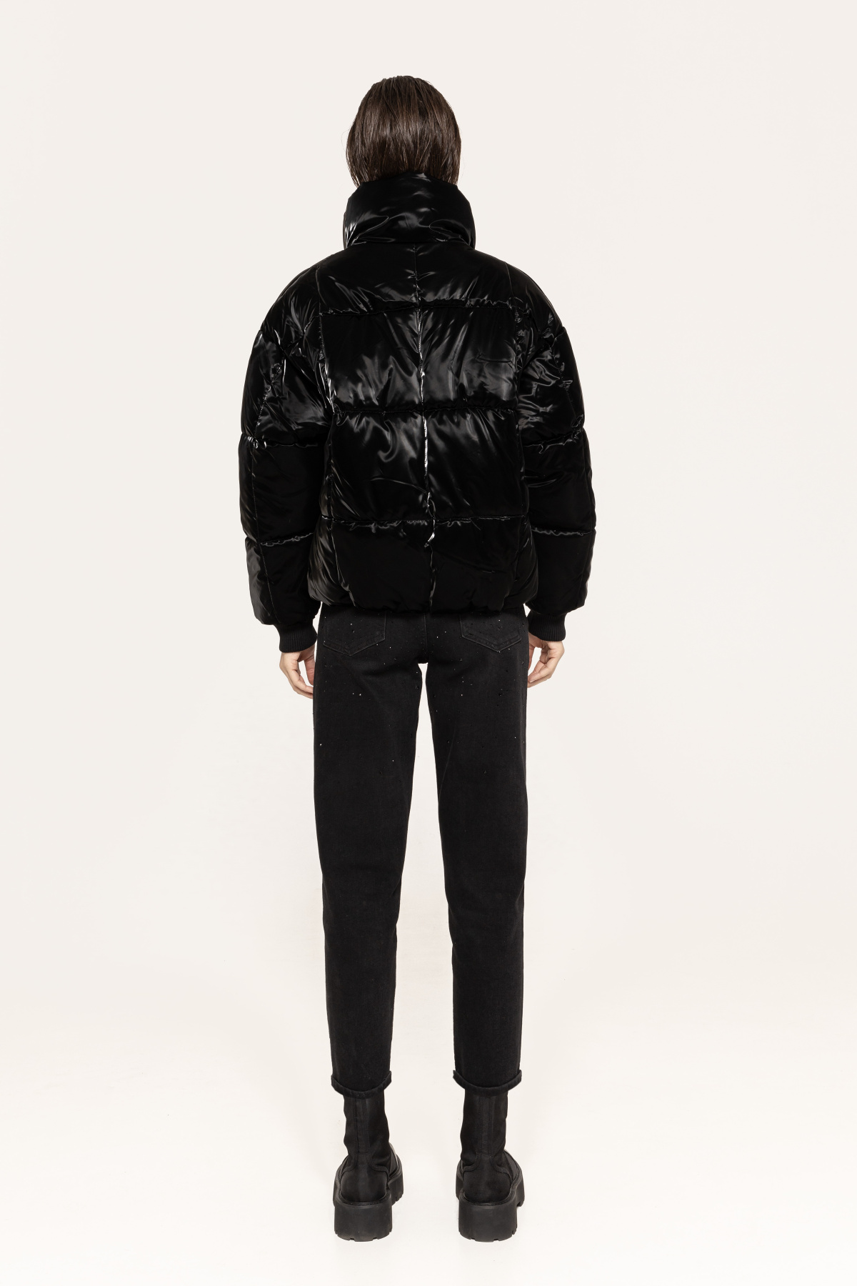 Leather effect puffer jacket | EXJ22 | NISSA