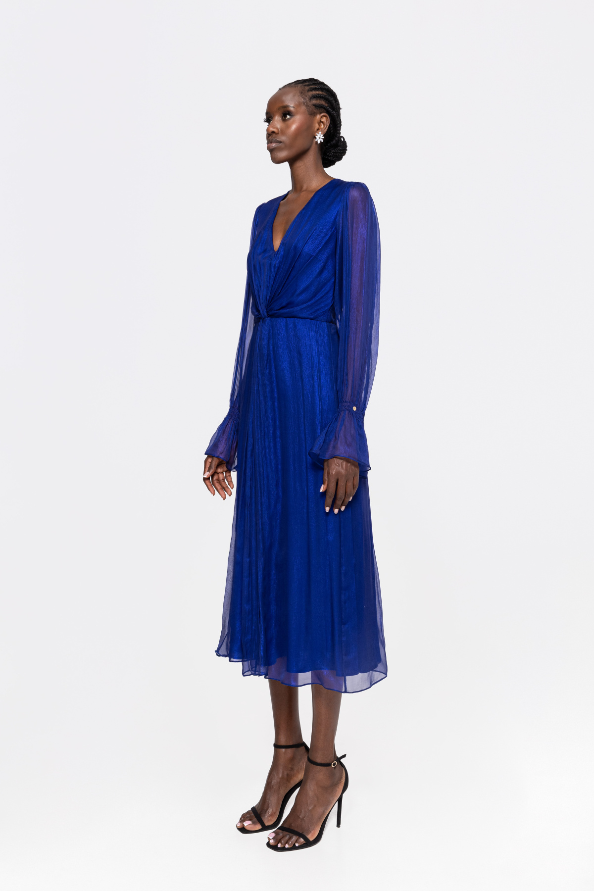 Rochie din matase cu decolteu In V | RS15467 | NISSA
