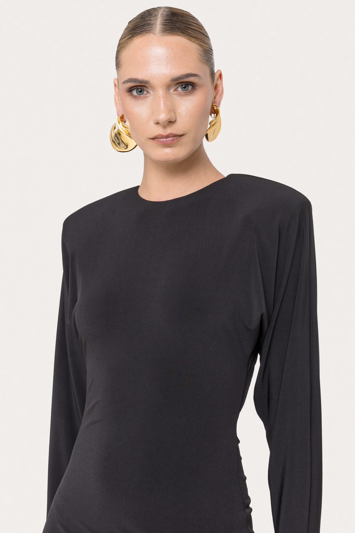 Rochie elastică cu spate descoperit | RS16881 | NISSA