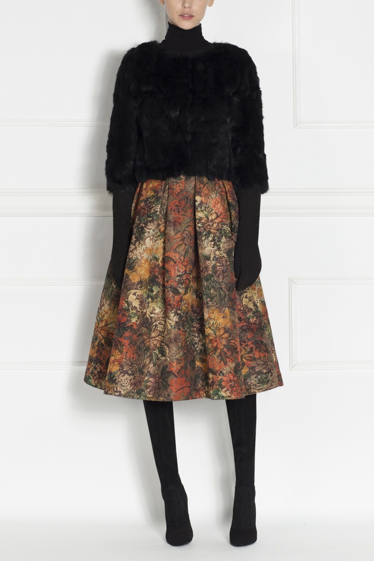 Real fur jacket | EXJBL602 | NISSA